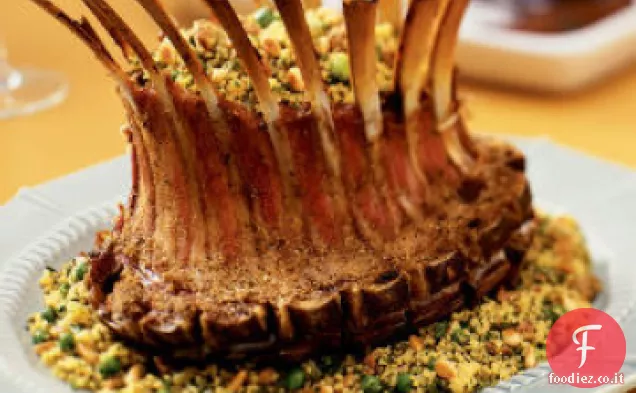 Corona Arrosto di Agnello con Rosmarino e Origano