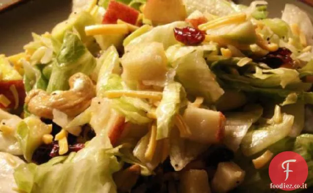 Insalata di mirtilli, pere, mele