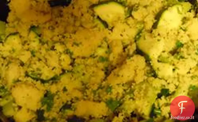 Couscous e insalata di cetrioli