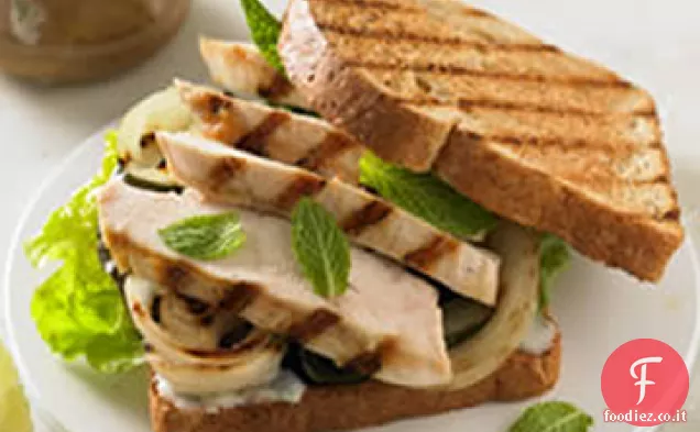 Panino al mojito di pollo alla griglia
