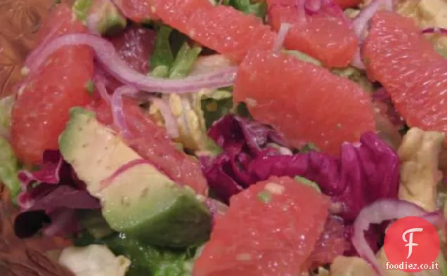 Insalata di pompelmo e avocado