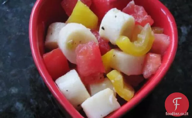 Ensalada Palmito Ricetta (Cuori di insalata di palma)