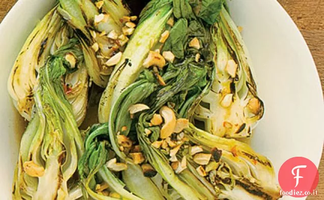 Piccante Aglio alla griglia Bambino Bok Choy