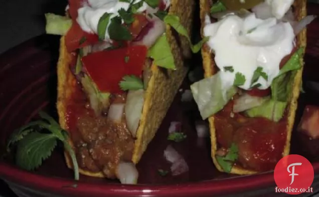 Ww Tacos sani di manzo e fagioli