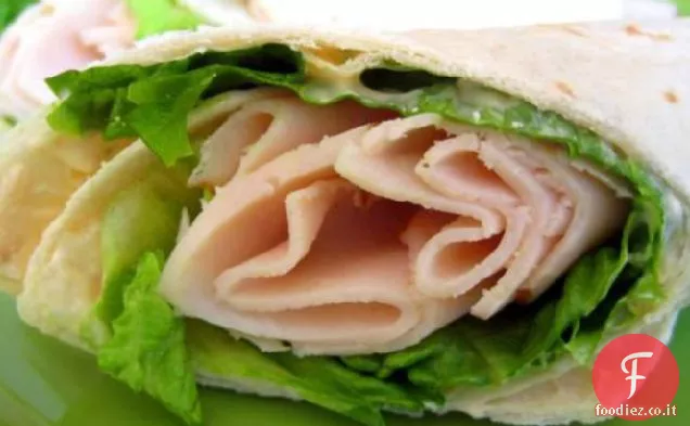 Pollo di bufalo avvolgere in un attimo