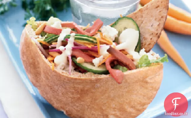 Pita di Roast Beef Mediterraneo