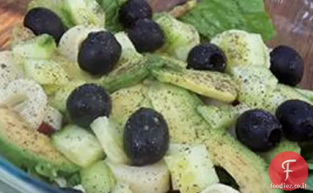 Insalata verde con menta secca