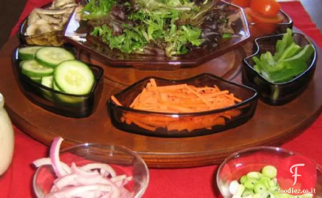 Mini Salad Bar per i suoceri schizzinosi