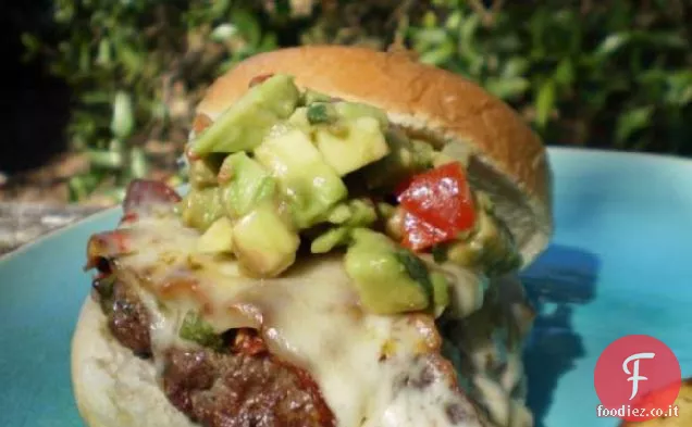 Hamburger di bacon del sud-ovest