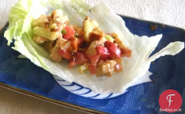 Involucro di lattuga di pollo (4 punti Ww)