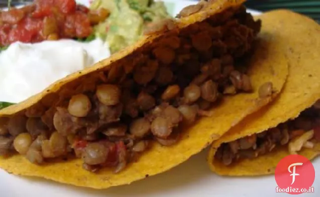 Tacos di lenticchie preferiti dalla famiglia
