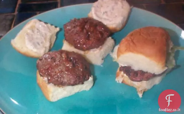 Mini Hamburger Cajun con Rémoulade facile