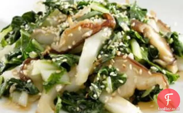 Sesamo-shiitake Bok Choy