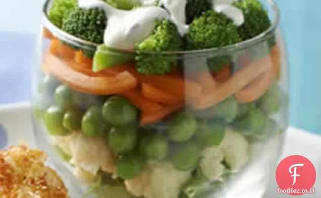 Hidden Valley Ranch Insalata di verdure a strati