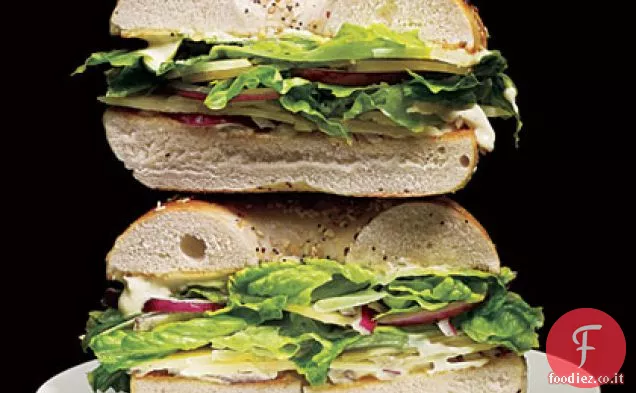 Caesar Bagel di insalata