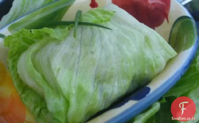 Pollo piccante lattuga Avvolge