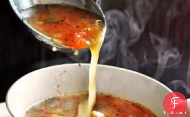Zuppa vegetariana abbondante-perfetta per le fredde giornate invernali!