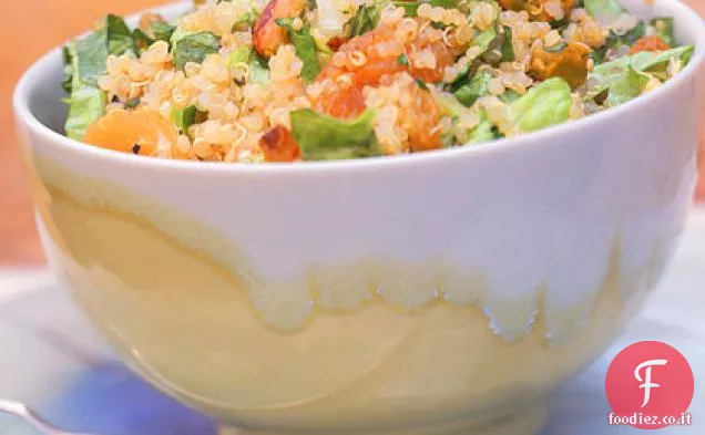 Insalata di Quinoa con Albicocche e pistacchi