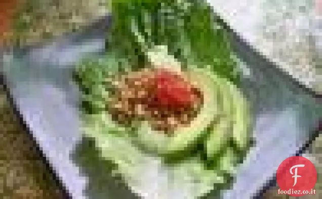 Formaggio blu e insalata di pere