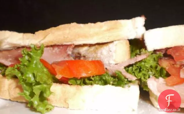 Blet-Pancetta, lattuga, uova e pomodoro