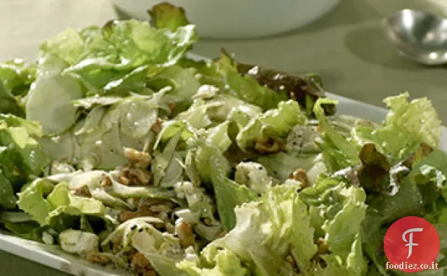 Insalata di finocchio, mela e formaggio blu