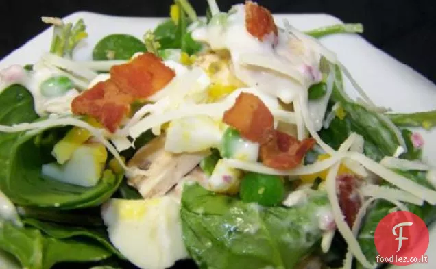 Insalata di spinaci a strati