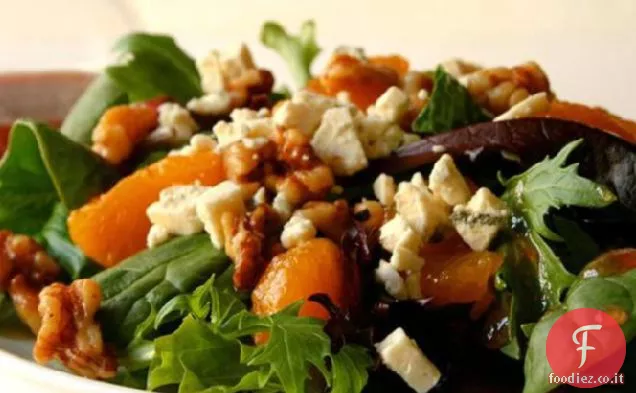 Insalata di Noci Tostate con Mandarini e Gorgonzola
