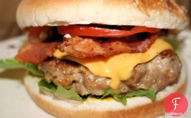 Pollo Pancetta Cheeseburger Deluxe