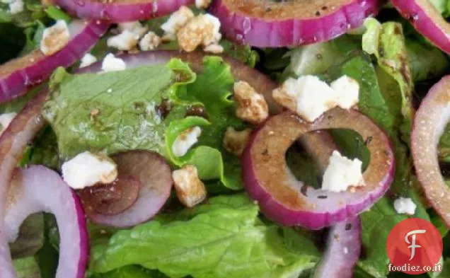 Verdi con Feta e cipolle rosse