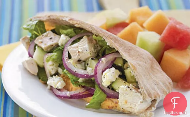 Insalata di pollo greca Pitas