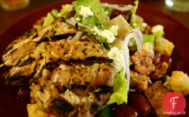 Insalata di pollo e noci