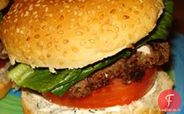 Estate Feta Burger con formaggio gourmet diffusione