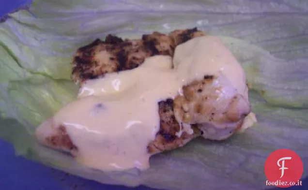 Buffalo pollo Wrap basso contenuto di carboidrati Atkins perfetto