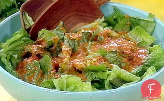 Cuori di Romaine con Vinaigrette al Pepe rosso