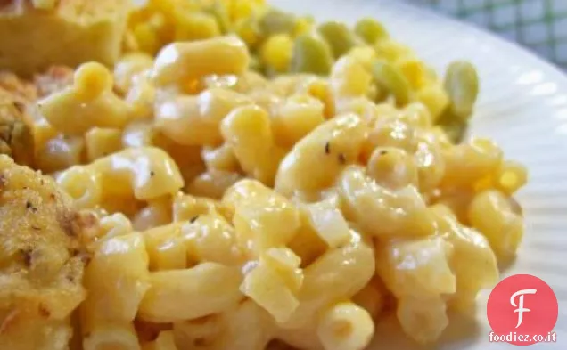 Maccheroni e formaggio cremosi di Kittencal