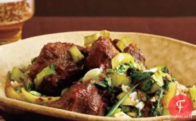 Ricetta della spalla di maiale asiatica dolce e piccante