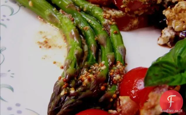 Asparagi con salsa di senape