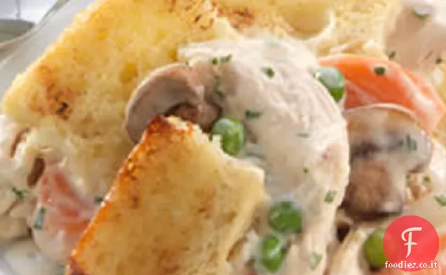 Sister Schubert's® Chicken Pot Pie con guarnizione di pane