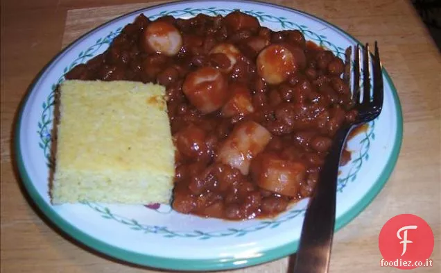 Una pentola di notte Beanie Weenies