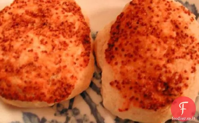 Damperette di formaggio croccante e senape