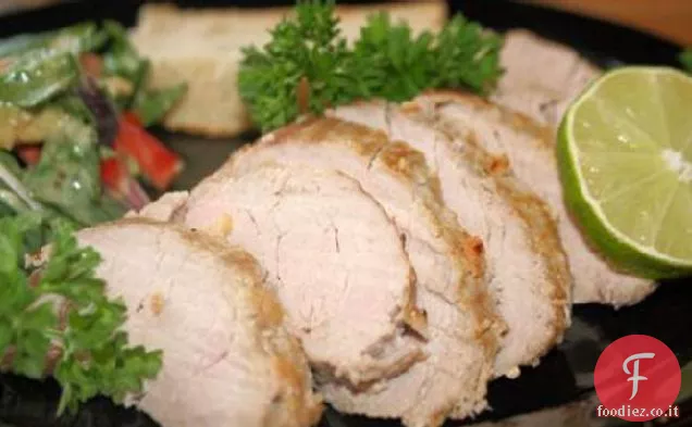 Filetto di maiale all'aglio alla griglia