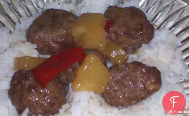 Polpette hawaiane