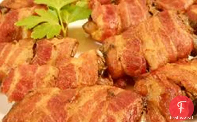 Fegatini di pollo con pancetta