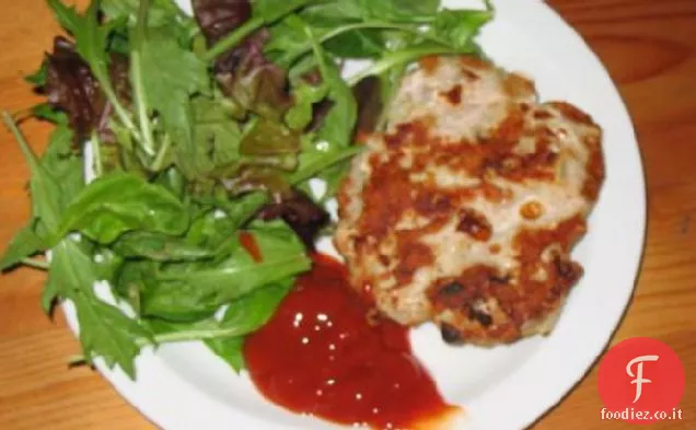 Hamburger di tacchino alla griglia facile e veloce