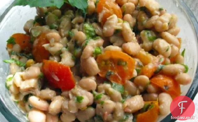 Insalata di fagioli bianchi e pomodorini