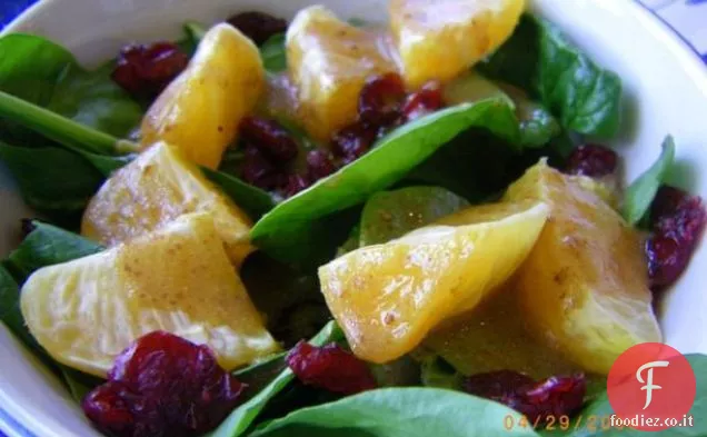 Insalata di spinaci e mandarini