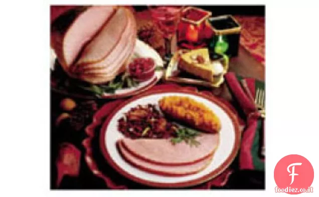 Prosciutto glassato al mirtillo speziato