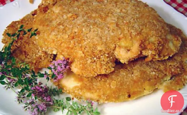 Pollo croccante al miele di Digione