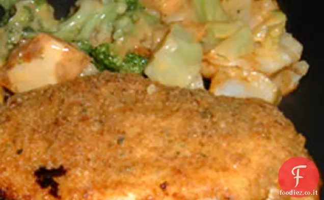 Pollo alla senape marrone piccante