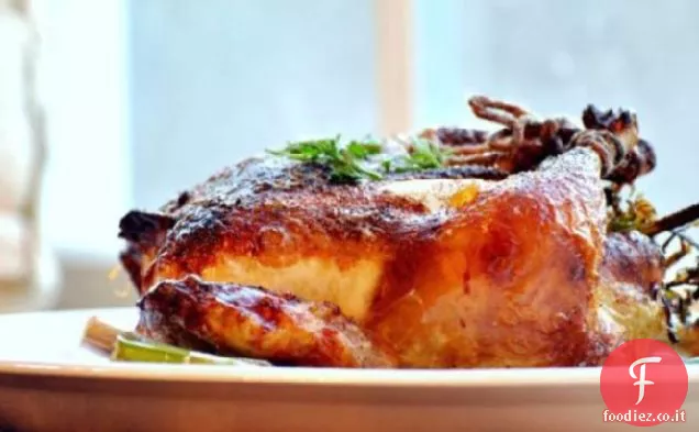 Pollo arrosto con glassa Grand Marnier
